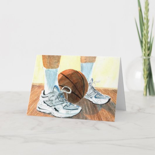 Basketbalschoenen Wenskaarten Kaart (Voorkant)