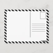 basketbalsilhouet briefkaart (Achterkant)