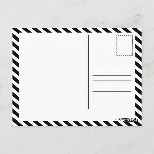 basketbalsilhouet briefkaart (Achterkant)