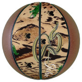 Basketbalslangen, luipaard basketbal (Verticaal)