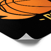Basketbalspel aan poster (Hoek)