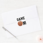 Basketbalspel op Stickers (Envelop)
