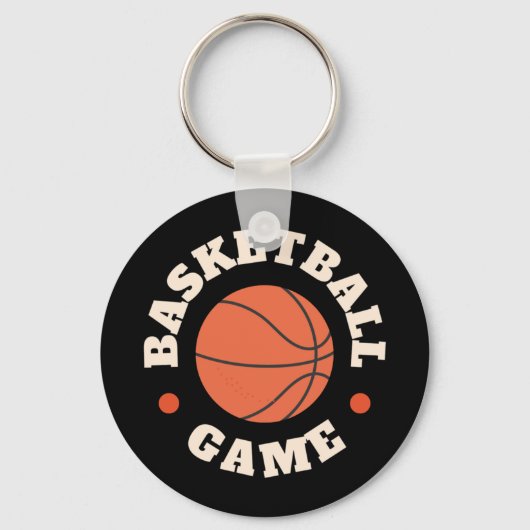 Basketbalspel Sleutelhanger (Voorkant)