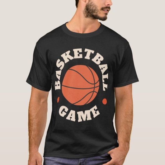 Basketbalspel T-shirt (Voorkant)