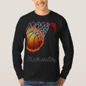 Basketbalspel T-shirt (Voorkant)