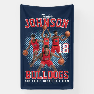 Basketbalspeler Aangepaste Foto Illegale Sportarti Spandoek
