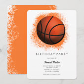 Basketbalspeler Bachelor / Verjaardag Feest Sport Kaart (Voorkant / Achterkant)