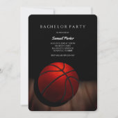 Basketbalspeler Bachelor / Verjaardag Feest Sport Kaart (Voorkant)
