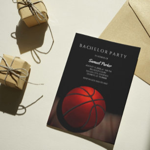 Basketbalspeler Bachelor / Verjaardag Feest Sport Kaart