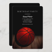 Basketbalspeler Bachelor / Verjaardag Feest Sport Kaart (Voorkant / Achterkant)