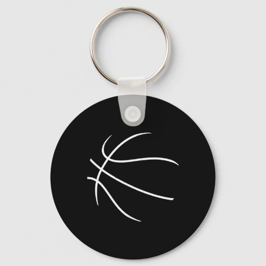 Basketbalspeler Baller Sleutelhanger (Voorkant)