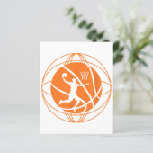 Basketbalspeler Basketbalfan (Staand voorkant)