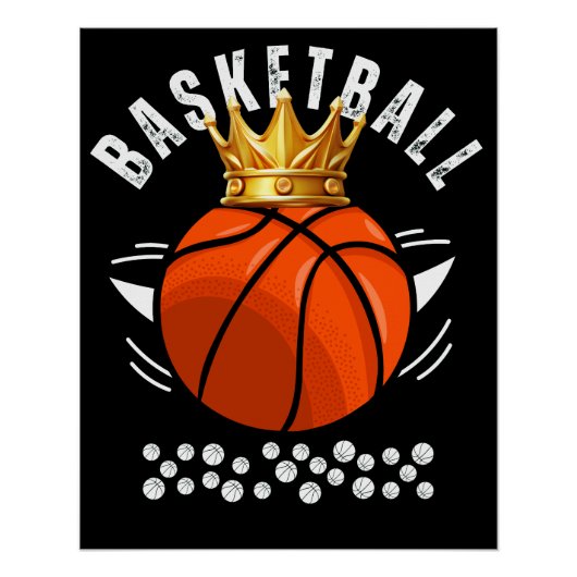 Basketbalspeler Basketballer Sports Perfect Poster (Voorkant)