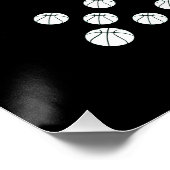 Basketbalspeler Basketballer Sports Perfect Poster (Hoek)