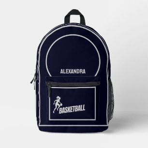 Basketbalspeler, basketbalteam, verjaardagscadeau bedrukte rugzak