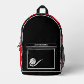 Basketbalspeler, basketbalteam, verjaardagscadeau bedrukte rugzak (Voorkant)