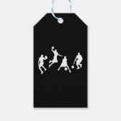 basketbalspeler cadeaulabel (Voorkant)