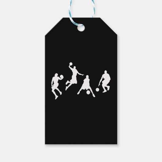 basketbalspeler cadeaulabel (Voorkant)