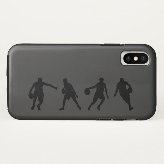 basketbalspeler Case-Mate iPhone case (Achterkant (horizontaal))