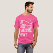 Basketbalspeler Coach Fan T-shirt (Voorkant volledig)