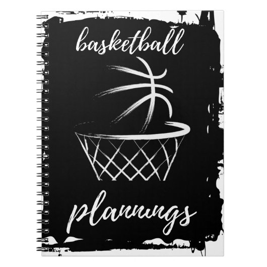 basketbalspeler/COACH Spiral Notitieboek gift (Voorkant)