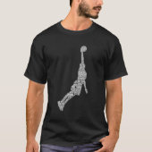 Basketbalspeler Coach T-shirt (Voorkant)