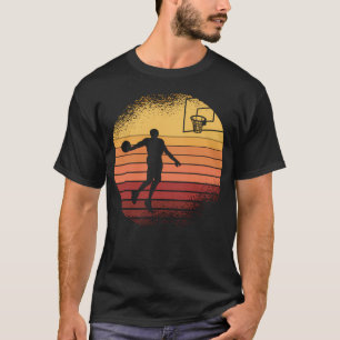 Basketbalspeler Coach Team Dunk  Distress T-shirt