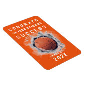 Basketbalspeler Congrats Magnet Magneet (Rechterzijde)