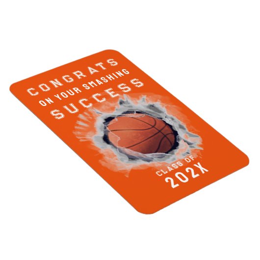 Basketbalspeler Congrats Magnet Magneet (Rechterzijde)