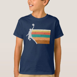 Basketbalspeler Diverse Kleurenlijn  T-shirt