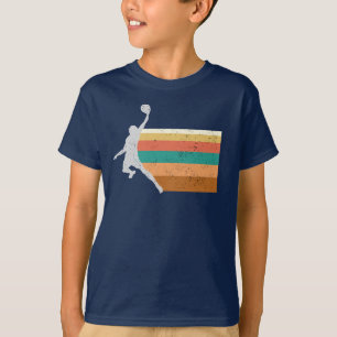 Basketbalspeler Diverse Kleurenlijn T-shirt