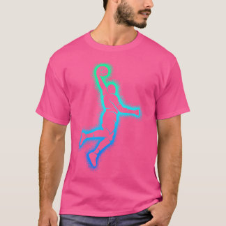 Basketbalspeler Dunking Mannen Basketball Boys T-shirt