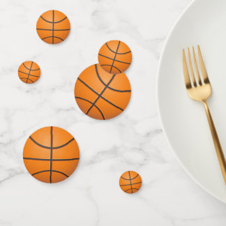 Basketbalspeler Feesttafel Confetti
