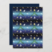 Basketbalspeler Kerstboom Feestdagenkaart (Voorkant / Achterkant)