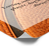 Basketbalspeler Levensviering Foto Begrafenis Poster (Hoek)