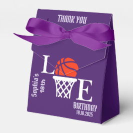 Basketbalspeler Meisje, Basketbal Meisje Team Bedankdoosjes