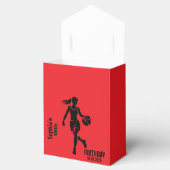 Basketbalspeler Meisje, Basketbal Meisje Team Bedankdoosjes (Geopend)