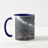 Basketbalspeler met op vuur Slam Dunk #3 Mok (Links)