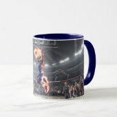 Basketbalspeler met op vuur Slam Dunk #3 Mok (Voorkant rechts)