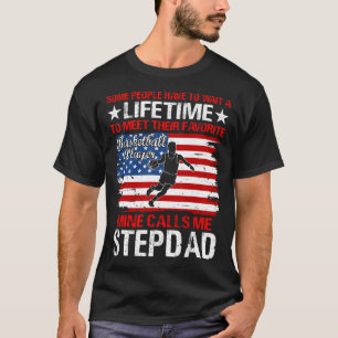 Basketbalspeler Mine noemt me STEPDAD T-shirt