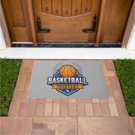 Basketbalspeler NAAM TOEVOEGEN Varsity School Team Deurmat