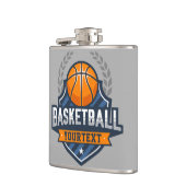 Basketbalspeler NAAM TOEVOEGEN Varsity School Team Heupfles (Links)