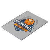 Basketbalspeler NAAM TOEVOEGEN Varsity School Team Notitieboek (Linkerzijde)