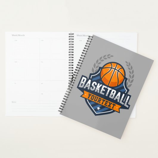 Basketbalspeler NAAM TOEVOEGEN Varsity School Team Planner (Display)