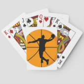 Basketbalspeler. Pokerkaarten (Achterkant)