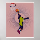 basketbalspeler, poster (Voorkant)