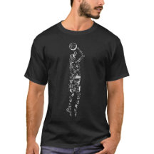 Basketbalspeler Silhouet voor Basketbal Cadeau