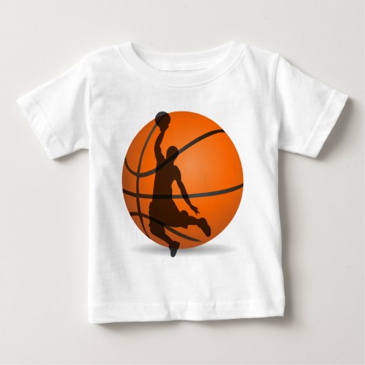 basketbalspeler silhouette pop art (Voorkant)