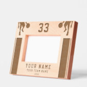 Basketbalspeler Silhouette Sports Keepsake Gegraveerde Lijstjes (Links)