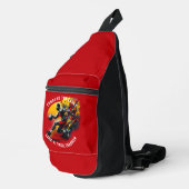 Basketbalspeler Sling Bag (Rechterhoek)
